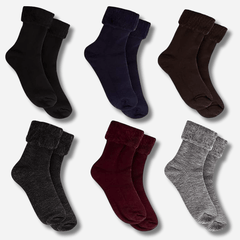 Men's Thermal Bed Socks Pack Of 3 Fluffy Soft Warm Cosy For Cold Nights
