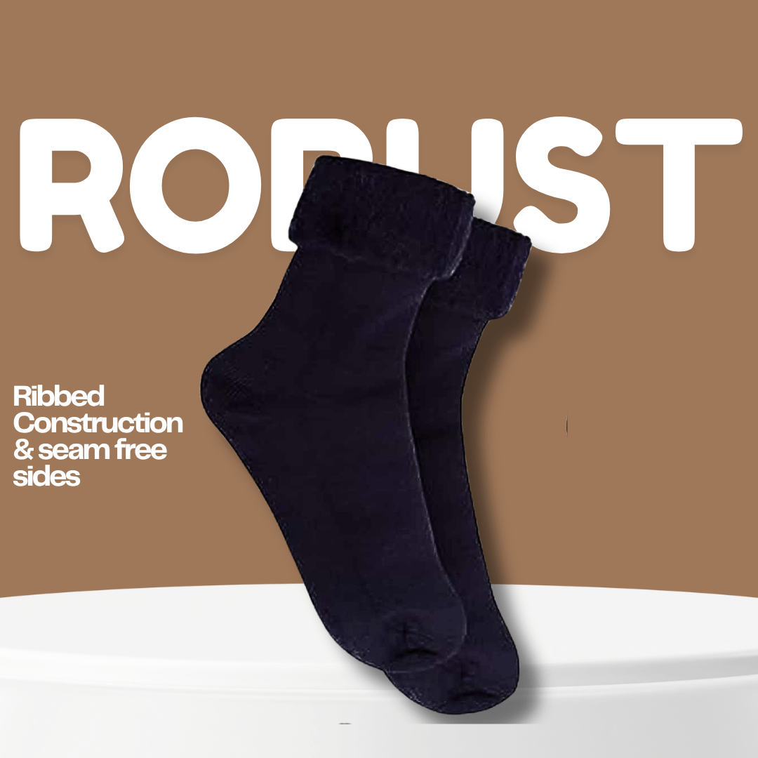 Men's Thermal Fluffy Bed Socks 6 Pairs Ultra Soft Insulated Warm Lounging