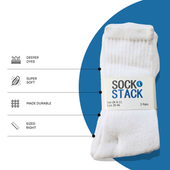 Men's Cotton Rich Performance Sport Socks 15 Pairs UK 6-11 Black Grey White