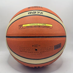 FIBA Approved GG7X Competition Basketball – Size 7, High Elasticity & Durable PU