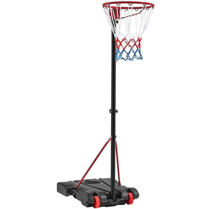 Yaheetech Portable Netball Hoop, Adjustable Height & Weighted Base