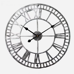 Modern 3D Metal Wall Clock – Silent Nordic Roman Numeral Clock for Home & Office