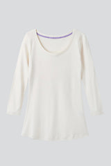 Women's 3/4 Sleeve Scoop Neck T-Shirt – Cotton Modal, UK 6-18
