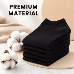 Men's Trainer Socks 6 Pairs Lightweight Cotton Blend Ankle With Arch Support