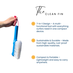 Living in Sunshine Clean Fin Surf Multi-Tool, Fin Key and Wax Comb