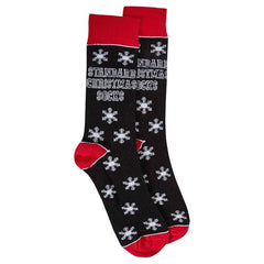 4 Pack Men's Christmas Socks Cotton Rich Festive Designs Cosy Winter