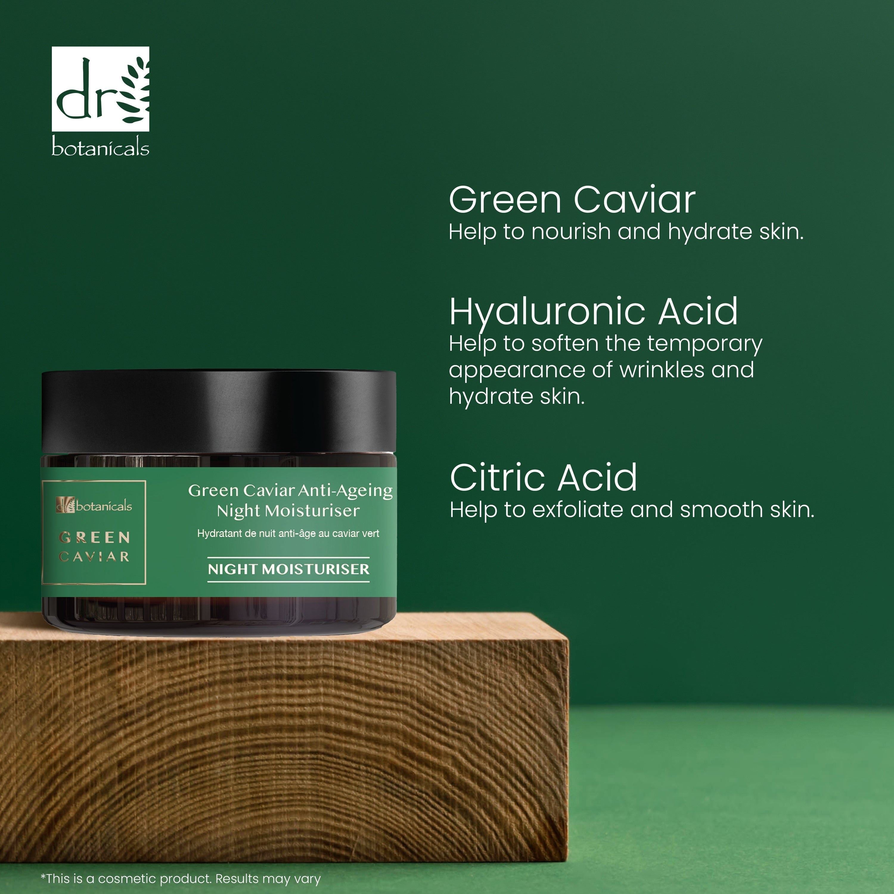 Green Caviar Night Cream & Mask Bundle