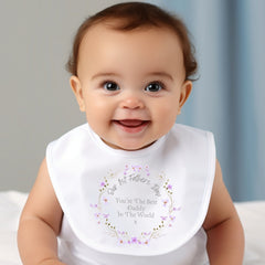 Personalised Our 1st Father's Day Floral Baby Grow, Vest or Bib