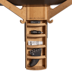 Living in Sunshine Sun Rack Wall Surfboard Rack, 3 Boards