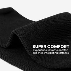 Men's 100% Cotton Moisture-Wicking Antibacterial Dress Work Socks 12 Pairs