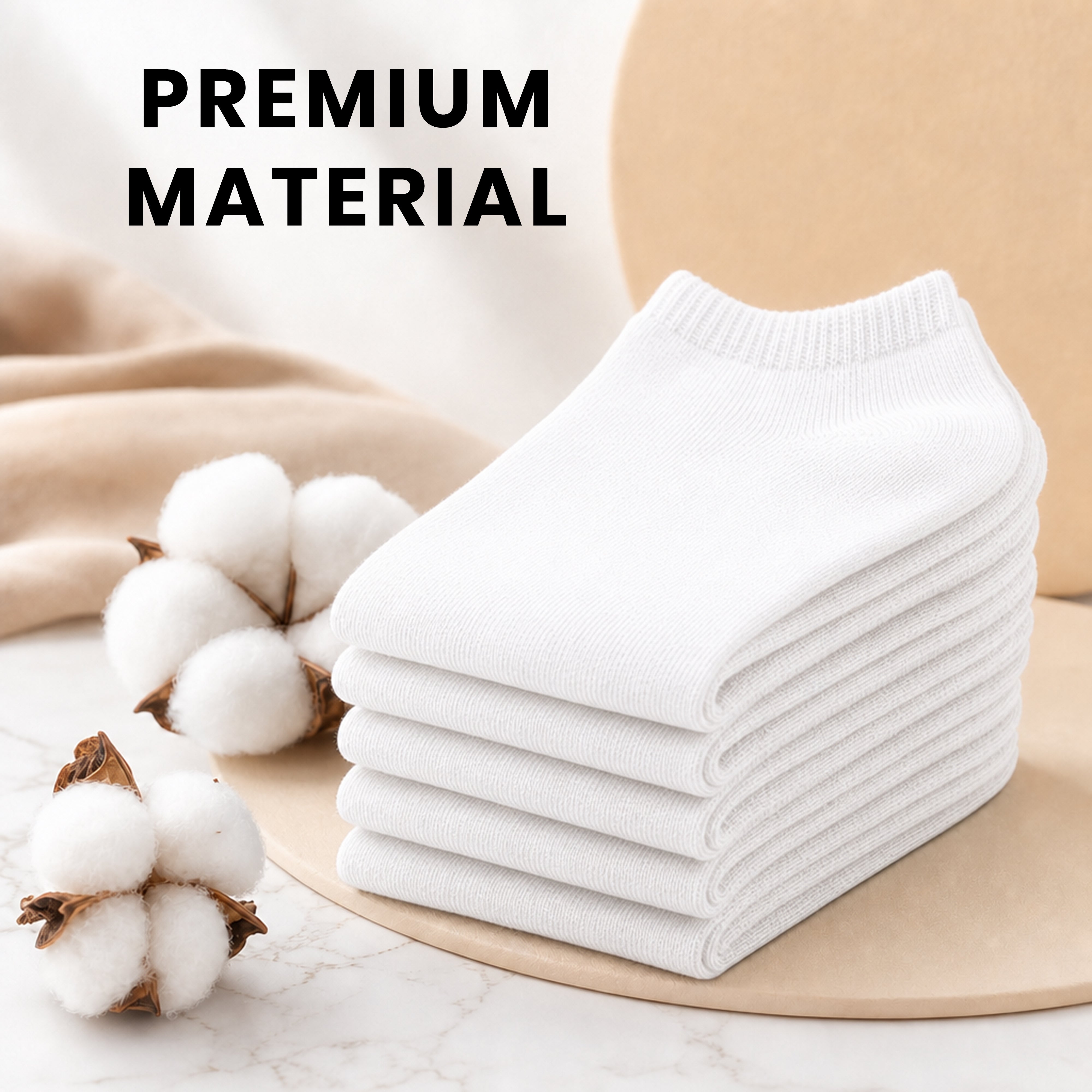 Men's Trainer Socks 12 Pairs Breathable Cotton Blend Arch Support Anti Crimping