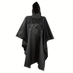 LIXADA Waterproof Hooded Rain Poncho – Outdoor Raincoat with Cycle Cover