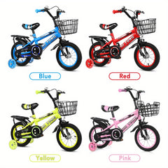LIXADA 7601 Active Style Kids' Tricycle – 16-Inch Wheels, Rear Seat & Basket