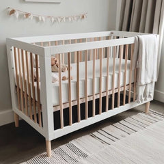 Cot Bed Fitted Sheets 140x70cm – Jersey Cotton, Pack of 4