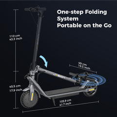 Jasion JS2 NO ABE Adult Electric Scooter – 250W Motor, 19-Mile Range & Dual Braking