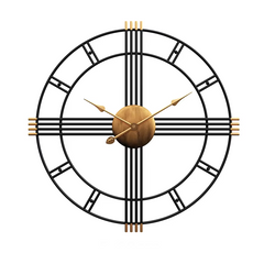 Nordic Luxe Silent Iron Wall Clock