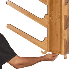 Living in Sunshine Sun Rack Wall Surfboard Rack, 4 Boards