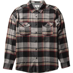 Vissla Men's Central Coast Long Sleeve Flannel Shirt, 100% Cotton