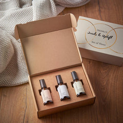 Scents to Uplift Set – Shower Spray, Room Spray & Toilet Spray, 50ml Each