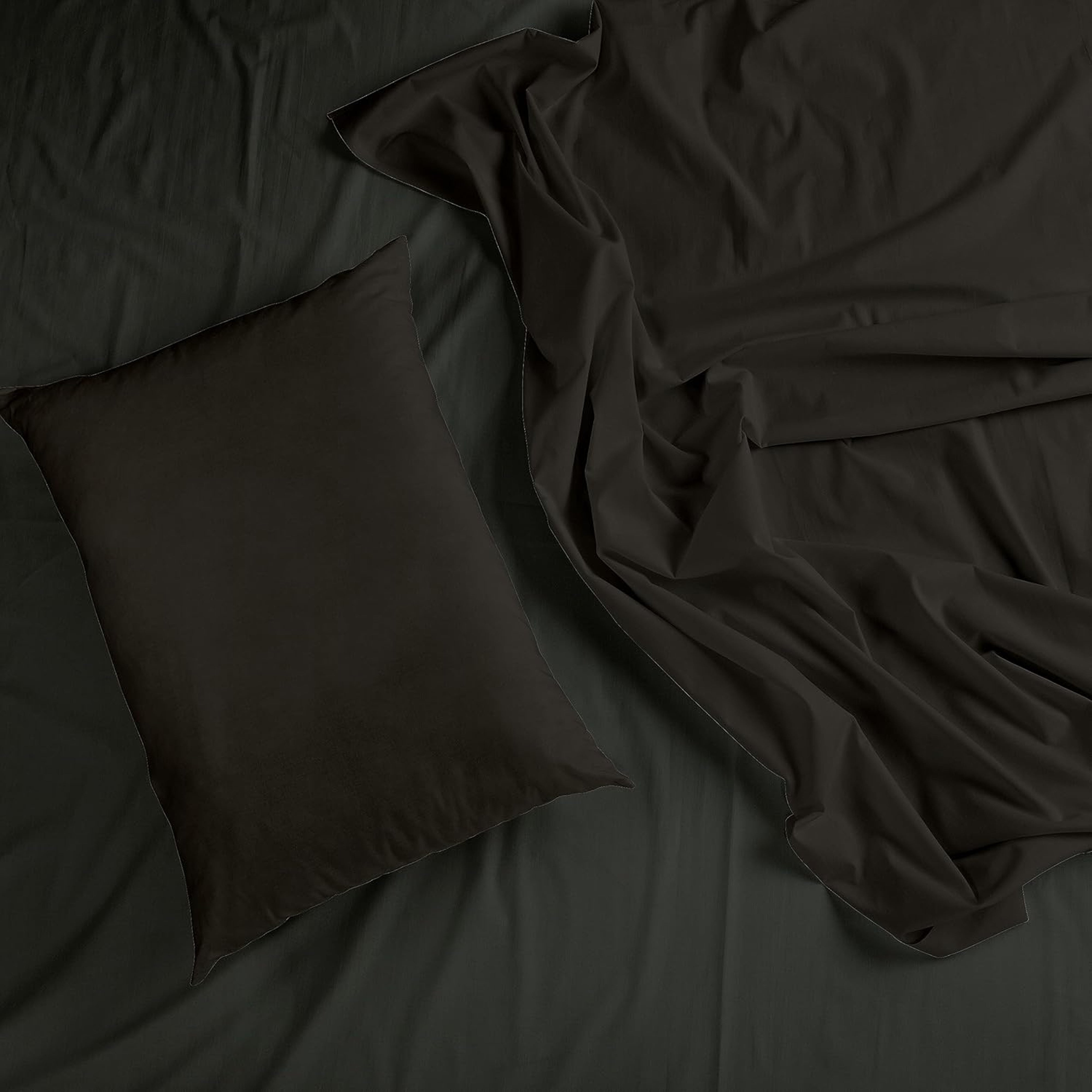 Olivia Rocco Plain Dye Polyester Fitted Sheet, 25cm Deep
