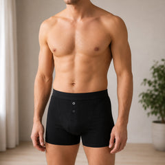 Men's Cotton Button Fly Boxer Shorts Pack Of 5 Breathable Stretch Gym Sports