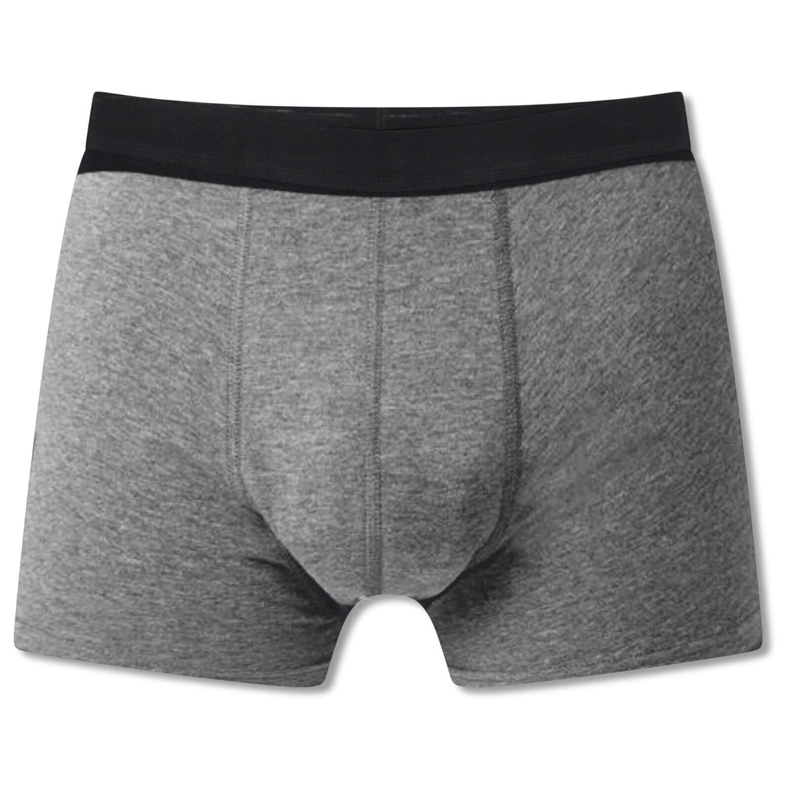 6 Pack Assorted Cotton Stretch Boxer Shorts for Men's Black Navy Grey