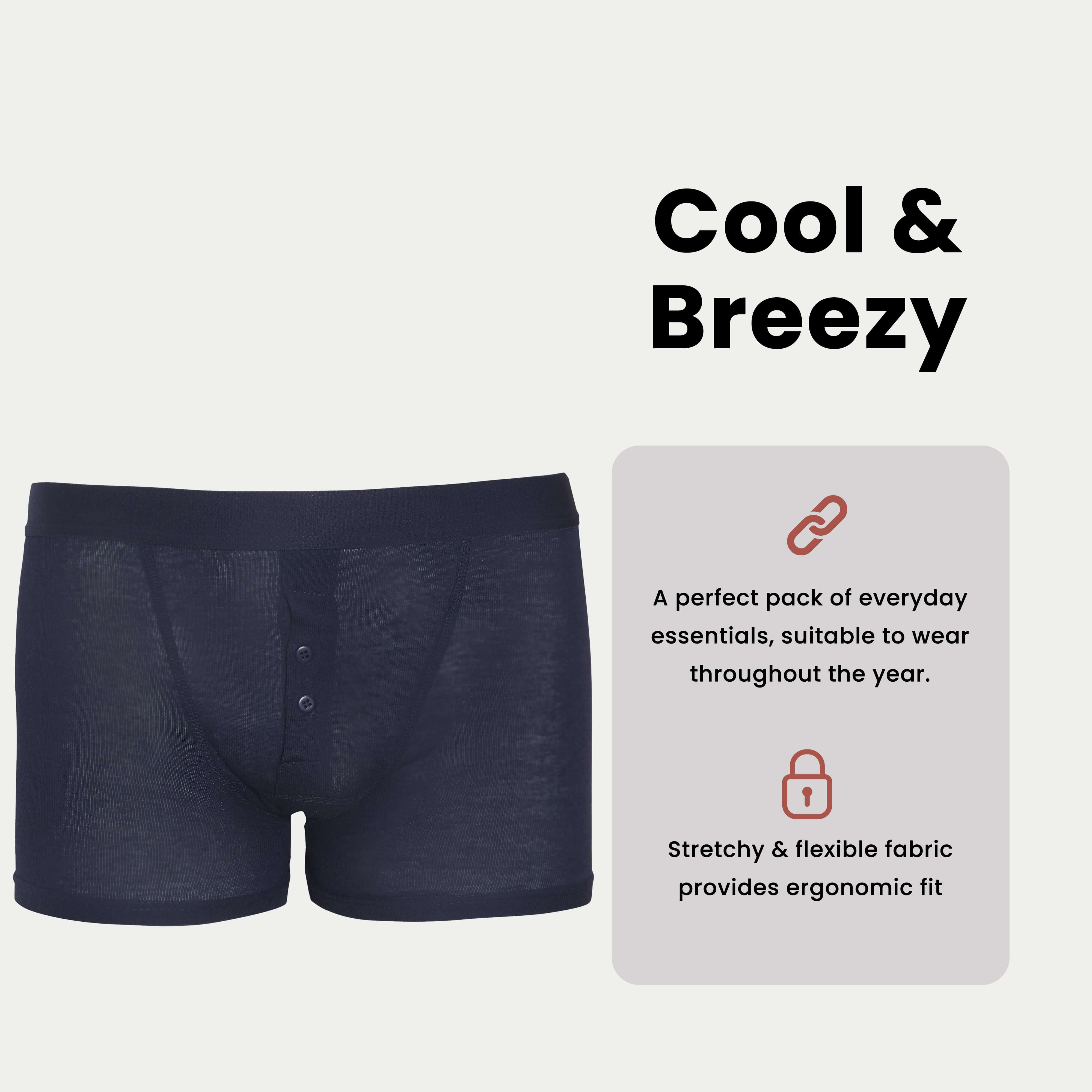 6 Pack Cotton Stretch Boxer Shorts For Men Breathable Soft Durable