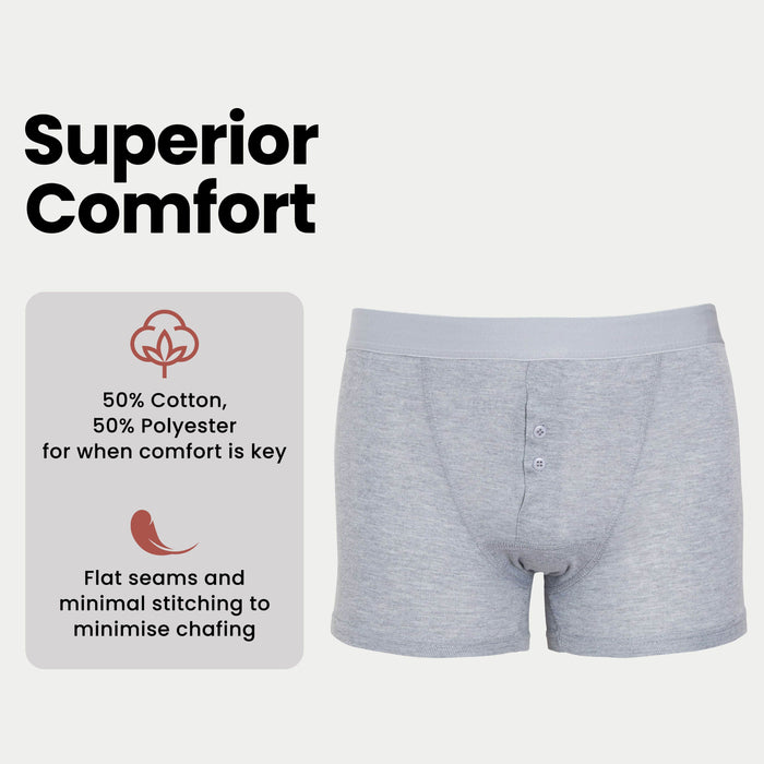 6 Pack Cotton Stretch Boxer Shorts For Men Breathable Soft Durable, image 2