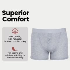 6 Pack Cotton Stretch Boxer Shorts For Men Breathable Soft Durable