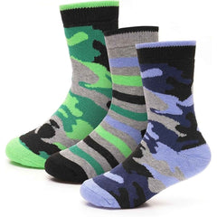 Kids' Thermal Socks 6 Pack Non Slip Cushioned Warm Winter Boots