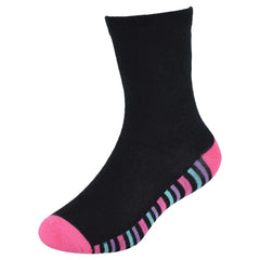 Kids' Bamboo Socks 6 Pairs Breathable Antibacterial Moisture Wicking Cotton Rich