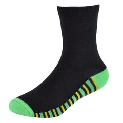 Kids' Bamboo Socks 6 Pairs Breathable Antibacterial Moisture Wicking Cotton Rich