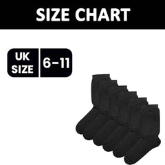 Men's Extra Wide Diabetic Socks Non Elastic Loose Top Moisture-Wicking UK 6-11