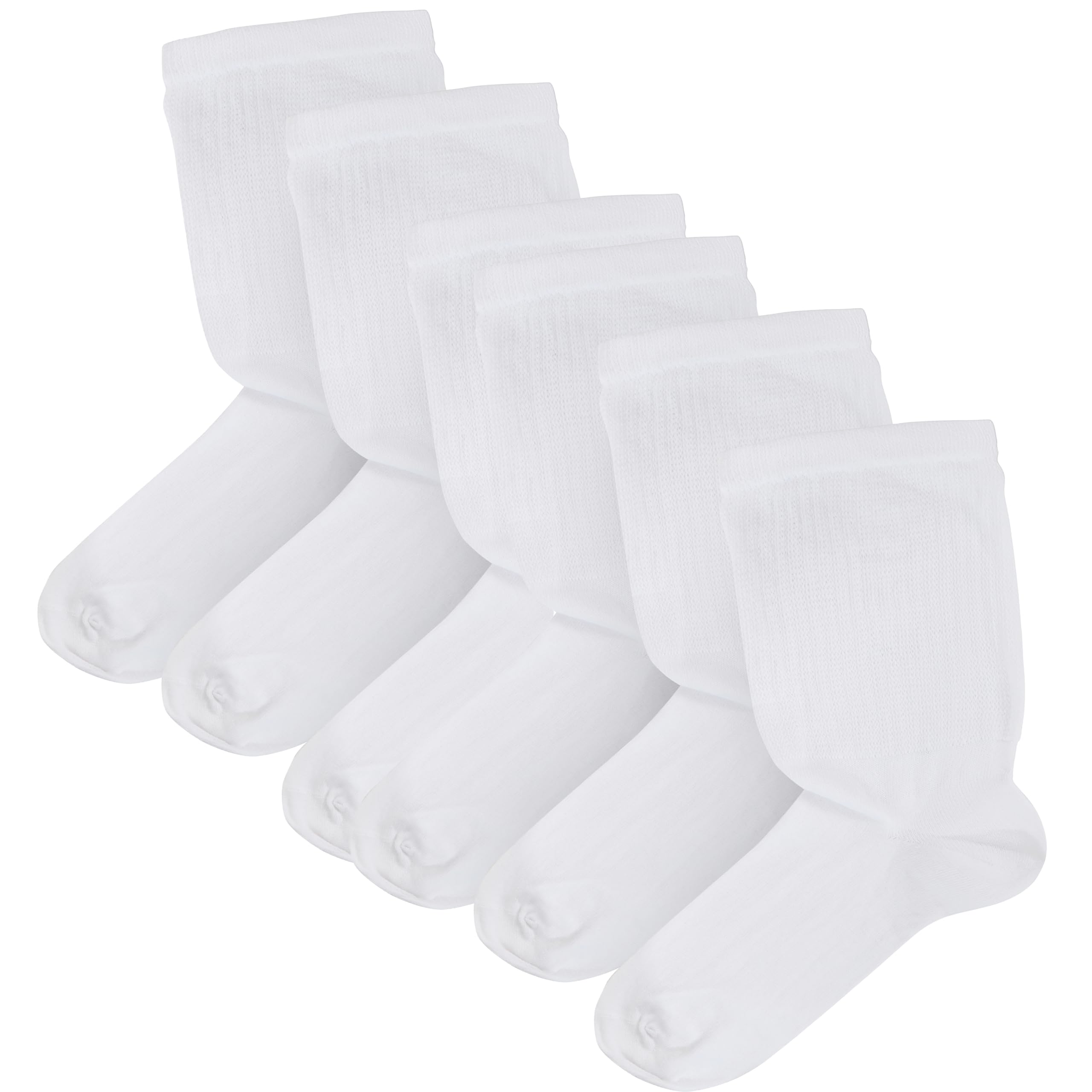 Men's Extra Wide Diabetic Socks Non Elastic Loose Top Moisture-Wicking UK 6-11
