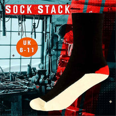 Men's Lambswool Work Boot Socks With Reinforced Heel And Toe Warm Durable
