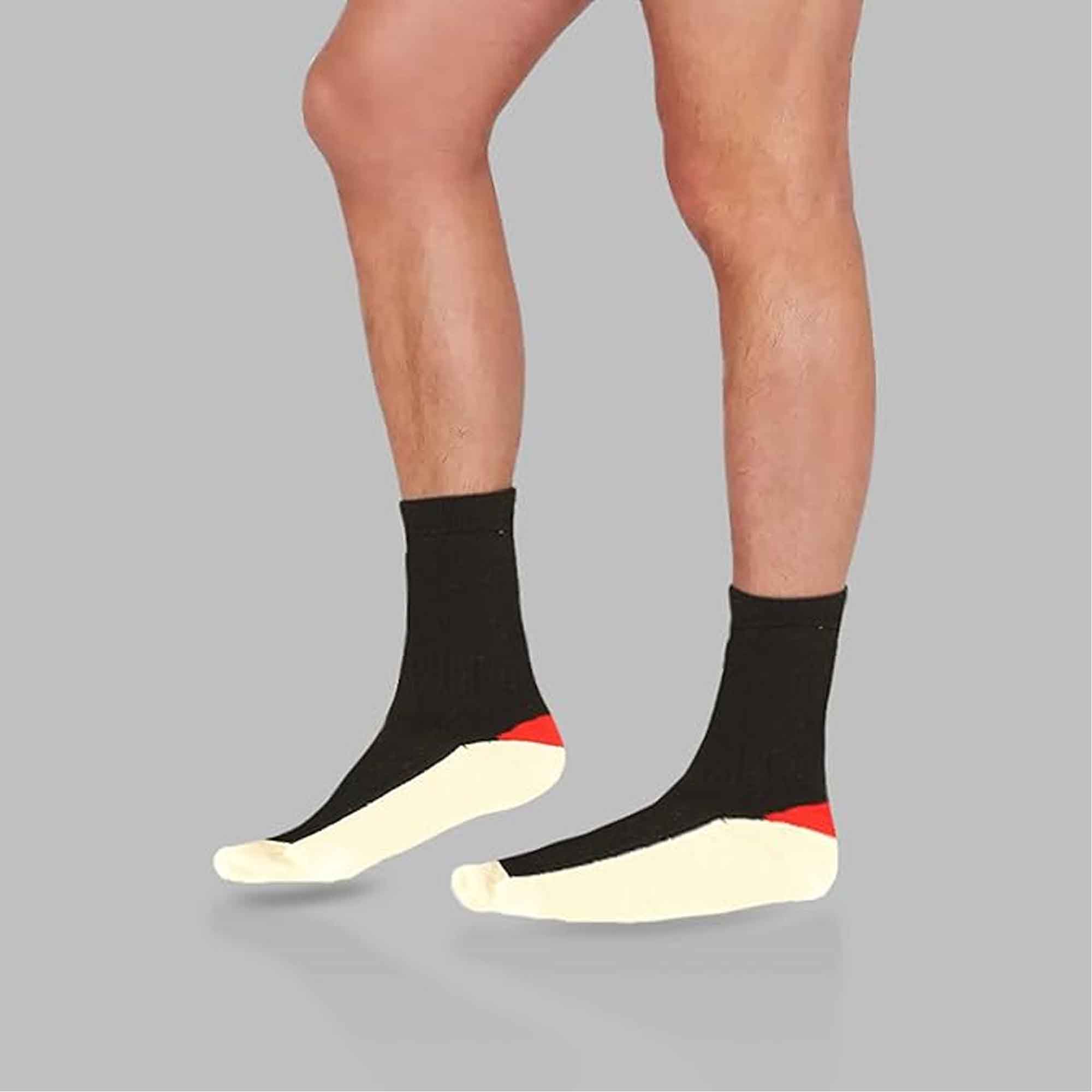 Men's Lambswool Work Boot Socks With Reinforced Heel And Toe Warm Durable