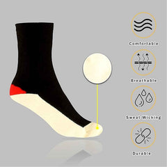Men's Lambswool Work Boot Socks With Reinforced Heel And Toe Warm Durable