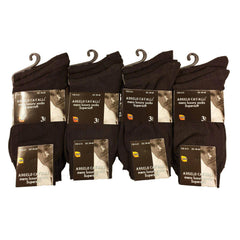 Men's Luxury Super Soft Cotton Modal Dress Socks 6 Pairs Assorted Colours UK 6