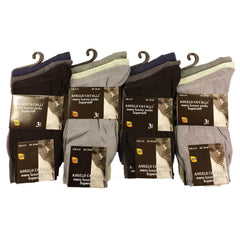 Men's Luxury Super Soft Cotton Modal Dress Socks 6 Pairs Assorted Colours UK 6