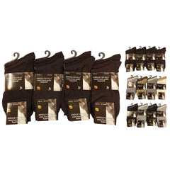 Men's Luxury Super Soft Cotton Modal Dress Socks 6 Pairs Assorted Colours UK 6
