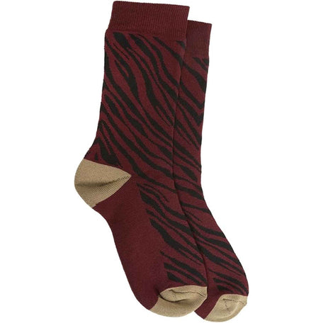 6 Pack Women's Cotton Rich Animal Print Boot Socks With Reinforced Heel UK 4-7