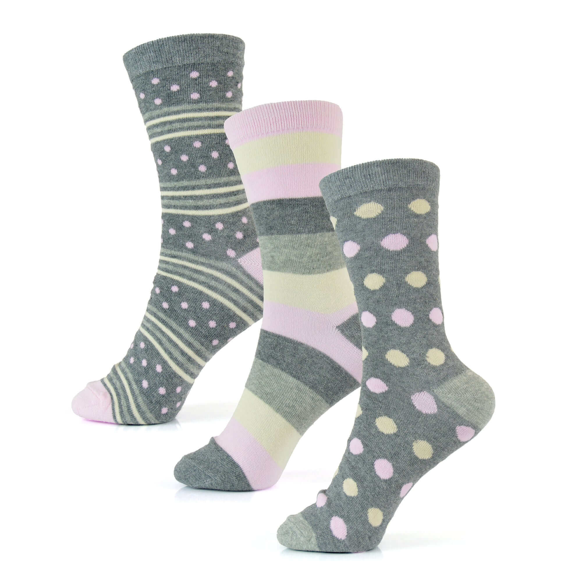 Women's Cotton Rich Socks 6 Pairs UK Size 4-7 Breathable Durable
