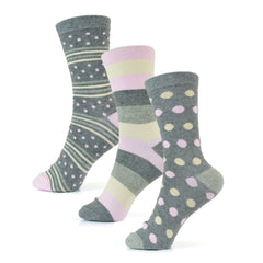Women's Cotton Rich Socks 6 Pairs UK Size 4-7 Breathable Durable