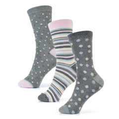 Women's Cotton Rich Socks 6 Pairs UK Size 4-7 Breathable Durable