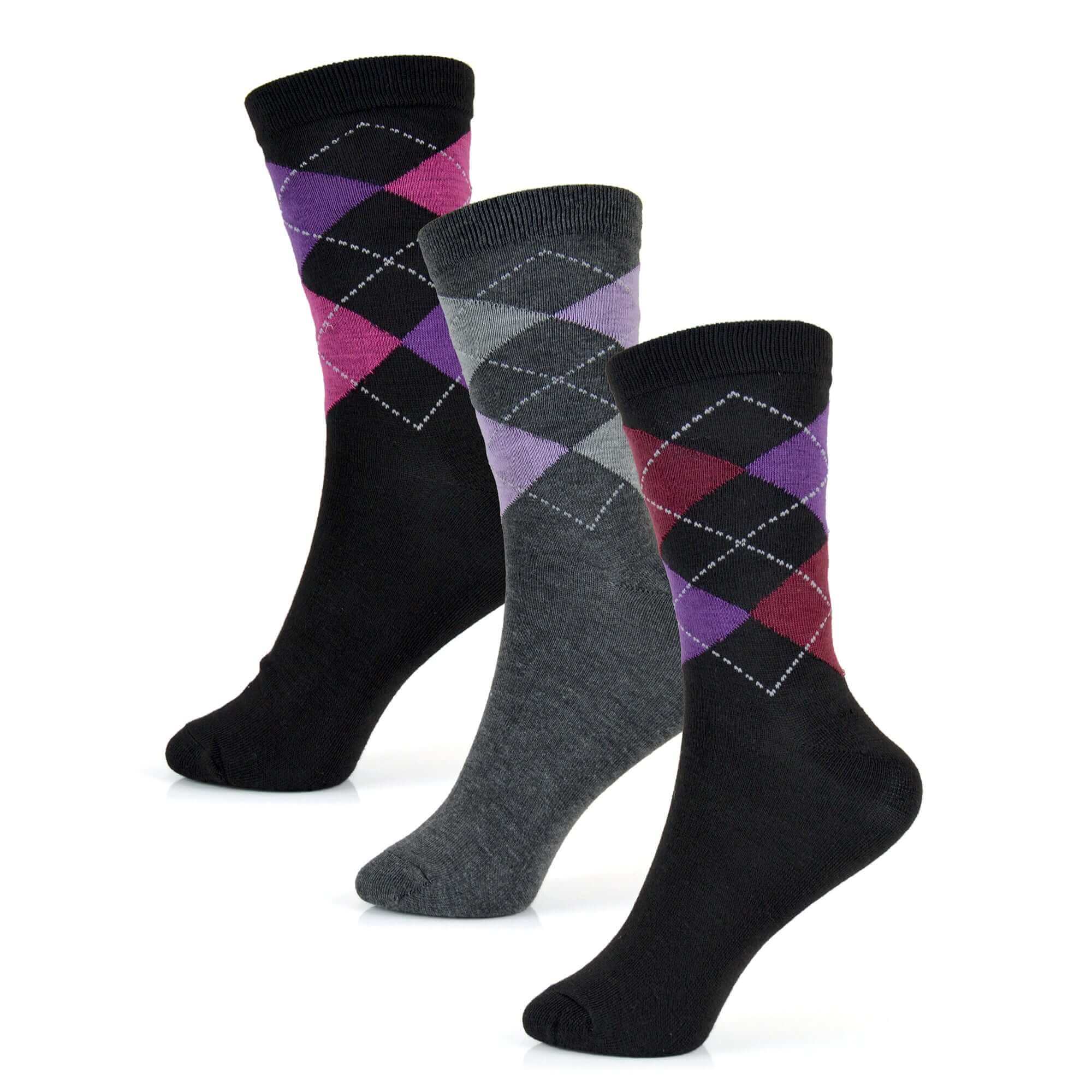 Women's Cotton Rich Socks 6 Pairs UK Size 4-7 Breathable Durable
