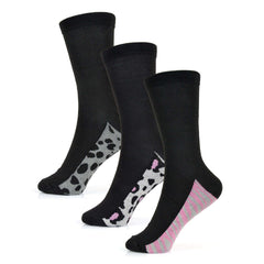 Women's Cotton Rich Socks 6 Pairs UK Size 4-7 Breathable Durable