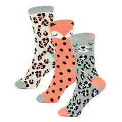 Women's Cotton Rich Socks 6 Pairs UK Size 4-7 Breathable Durable