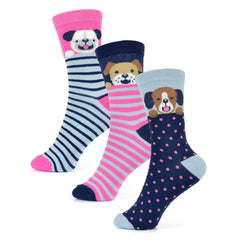 Women's Cotton Rich Socks 6 Pairs UK Size 4-7 Breathable Durable