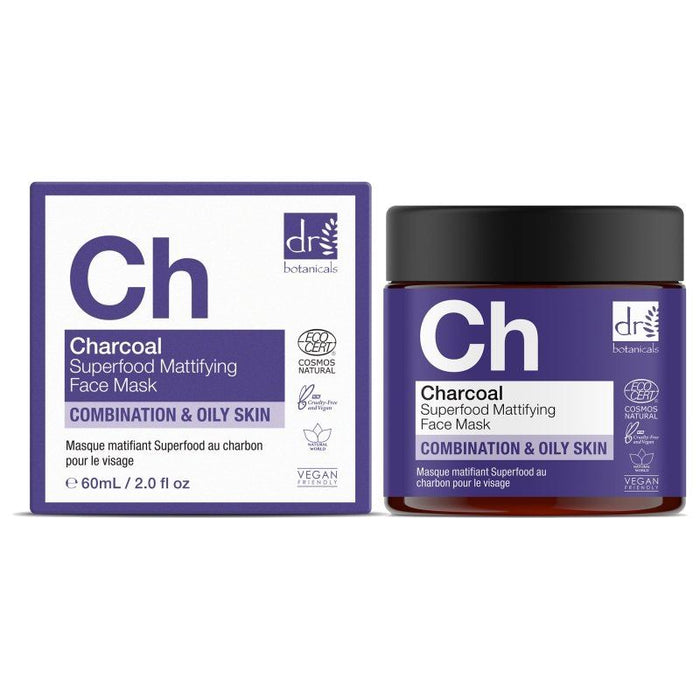Charcoal Superfood Mattifying Face Mask 60ml, image 2