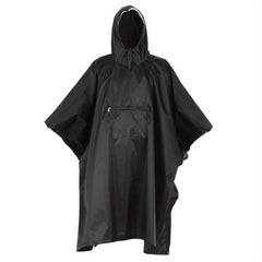 LIXADA Waterproof Hooded Rain Poncho – Outdoor Raincoat with Cycle Cover